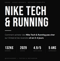 Ebook — Nike Tech & Running : trouver des pièces à prix cassés sur Vinted